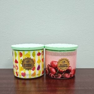 Bath & Body Works SUNDAE FUNDAY Glazed Cherries & Gummy Candies Candles